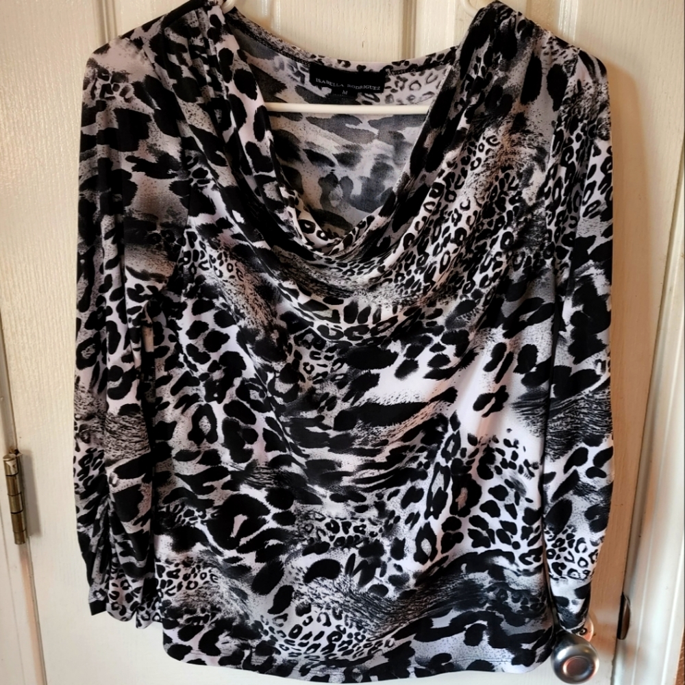 NWOT Isabel Rodriguez Draped Blouse